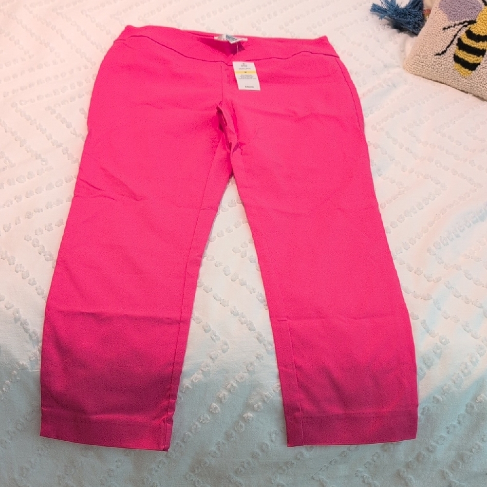Vibrant Pink Pants By Eric Casual